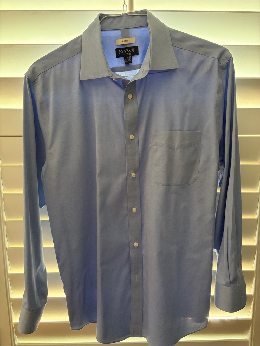 Jos. A. Banks slim fit traveler dress shirt